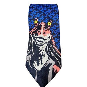 Star Wars Tie Men 60" Blue Big Jar Jar Binks Galactic Republic Gungan Grand Army